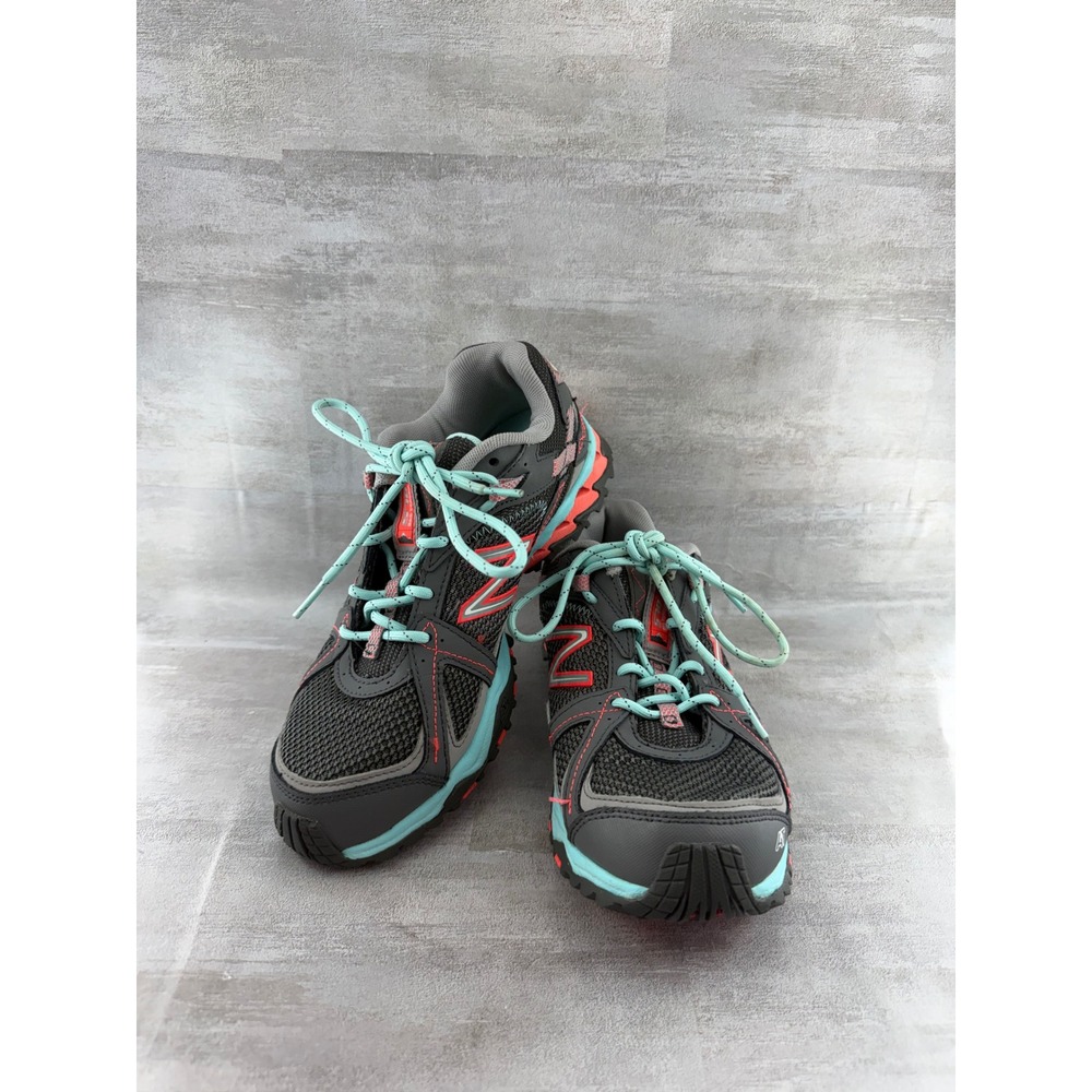 New Balance 570v2 All Terrain Running Shoes WTE570G2 Grey Pink Mint Women Sz 8